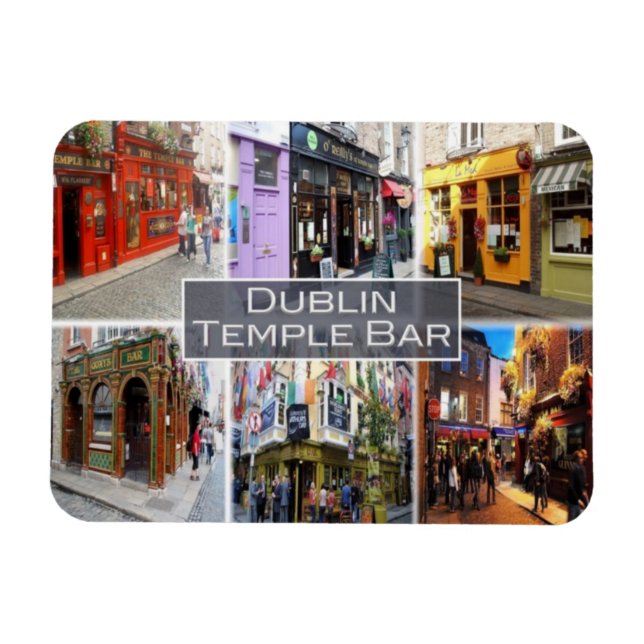 Íman IE Irlanda - Dublin - Temple Bar - (Horizontal)