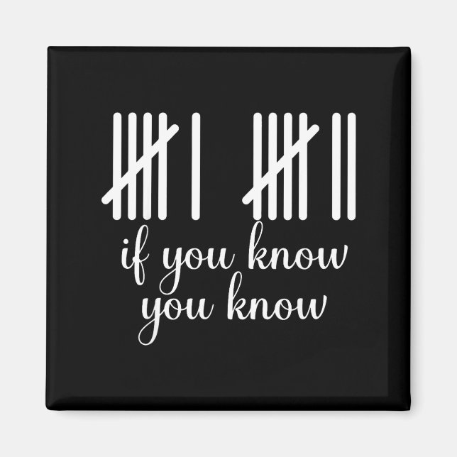 Íman If You Know You Know Funny 67 Meme  (Frente)