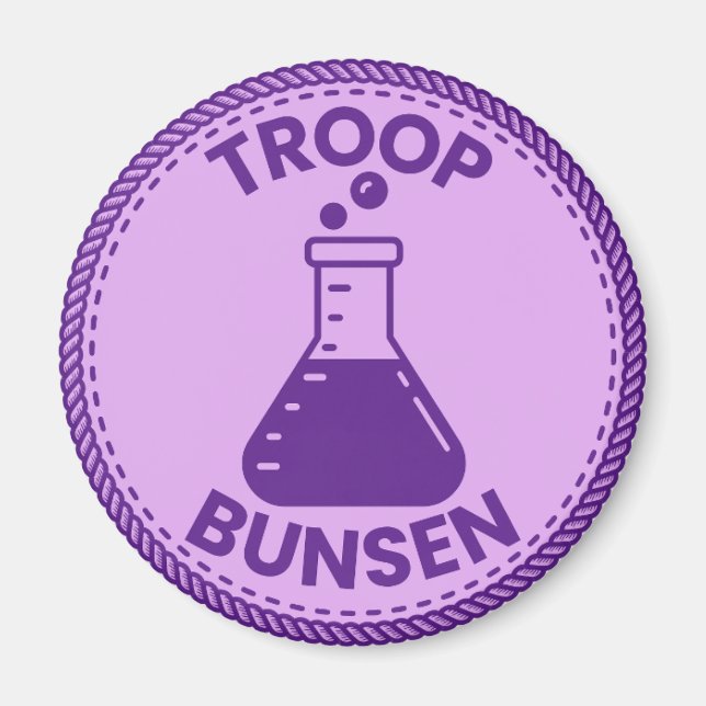 Íman IGGPPCamp Ímã - variante Bunsen (Frente)