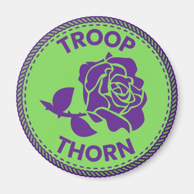 Íman IGGPPCamp Ímã - Variante Thorn (Frente)