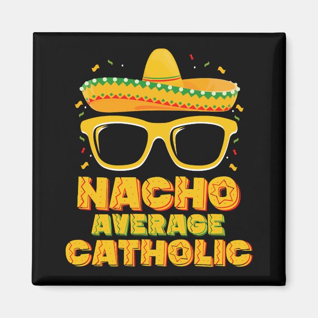 Íman Igreja Católica Não Média Cinco De Mayo (Frente)