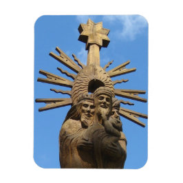 Íman Igreja da Rua. George Statue, Vilkija, LITUÂNIA.