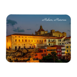 Íman Igreja de Carmen ao anoitecer - Mahon, Menorca