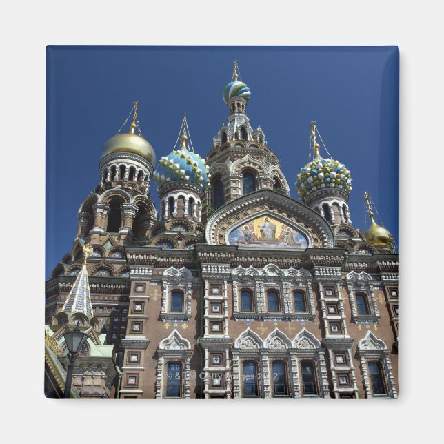 Íman Igreja de rua Petersburgo, Rússia (Frente)