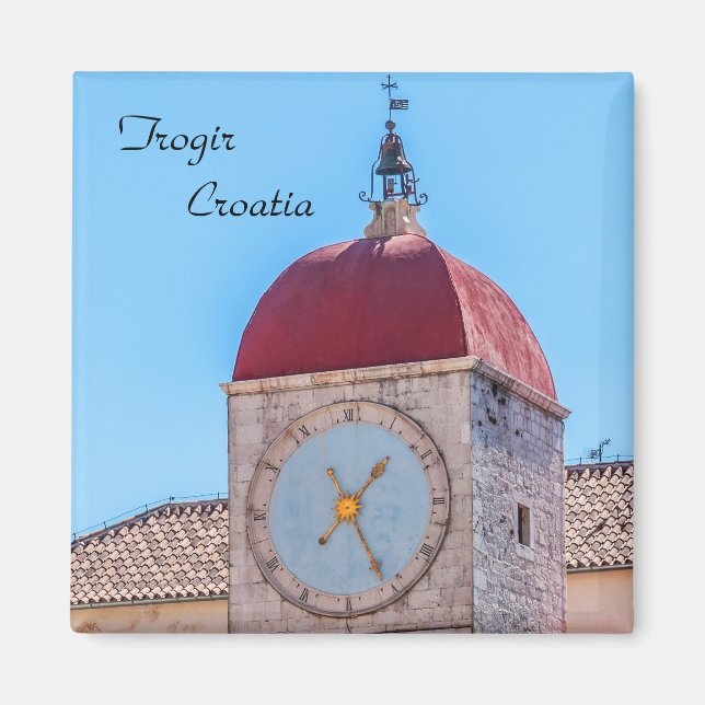 Íman Igreja de rua Sebastião em Trogir - Dalmácia, Croá (Frente)