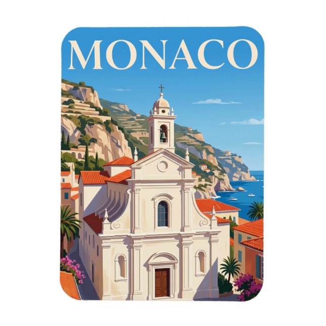 Íman Igreja de Sainte-Dévote Mônaco (Vertical)