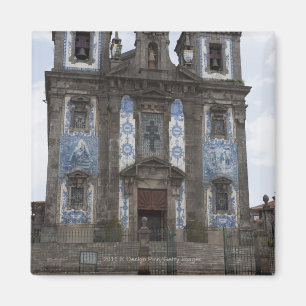 Íman Igreja de Santo Ildenfonso com painéis do azulejo