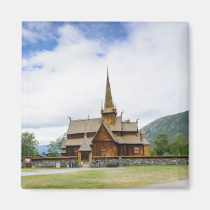 Íman Igreja de Stave em Lom, ímã da Noruega
