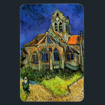 Íman Igreja em Auvers Van Gogh Fine Art<br><div class="desc">Igreja em Auvers, Vincent van Gogh, Auvers-sur-Oise, junho de 1890. Óleo na canvas, 94 x 74 cm. Paris Musee d'Orsay. Vincent Willem van Gogh (30 de março de 1853 - 29 de julho de 1890) era um artista Poste-impressionista neerlandês. Algumas de suas pinturas estão agora entre as obras de arte...</div>