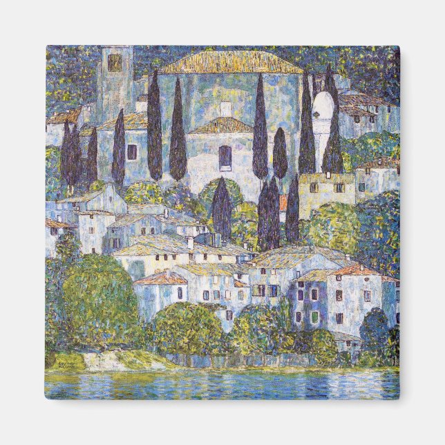 Íman Igreja em Cassone, Gustav Klimt (Frente)