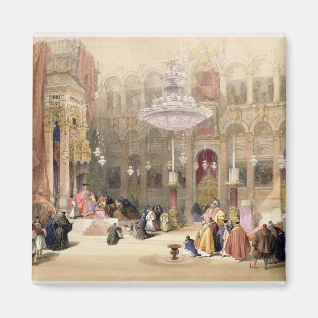 Íman Igreja Grega do Santo Sepultor, Jerusalém, Abr (Frente)