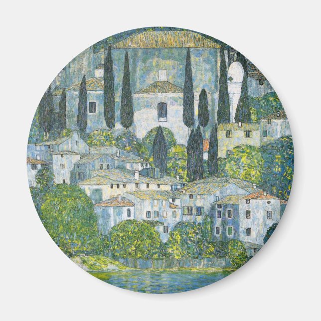 Íman Igreja (Kirche) em Cassone de Gustav Klimt (Frente)