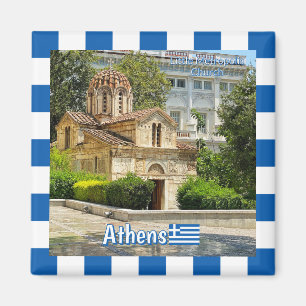 Íman igreja Little Metropolis em Atenas, Grécia viagem