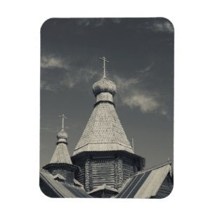 Íman igreja ortodoxa russa de madeira tradicional