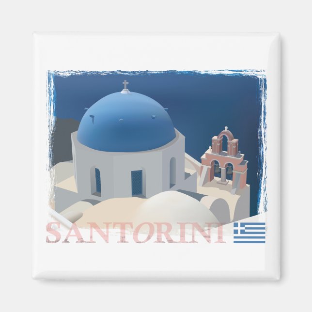 Íman Igreja Santorini (Frente)