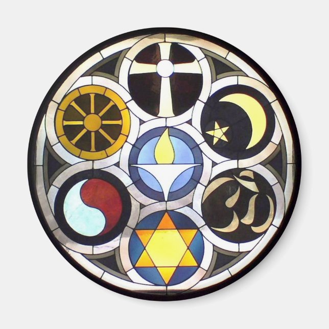 Íman Igreja Universitária Unitária Rockford, IL (Frente)