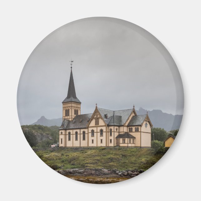 Íman Igreja Vagana - Ilhas Lofoten (Frente)