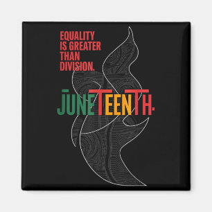 Íman Igualdade é maior que divisão juneteenth matemátic