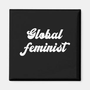 Íman Igualdade Feminista Global Empoderamento Vintage P