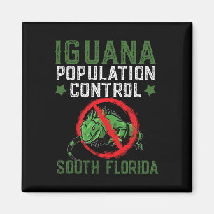 Íman Iguana Hunting Design para South Florida Iguana Hu