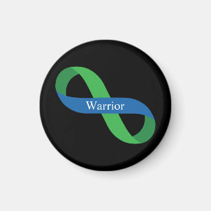 Íman IIH Warrior   Fita Verde e Azul Infinidade