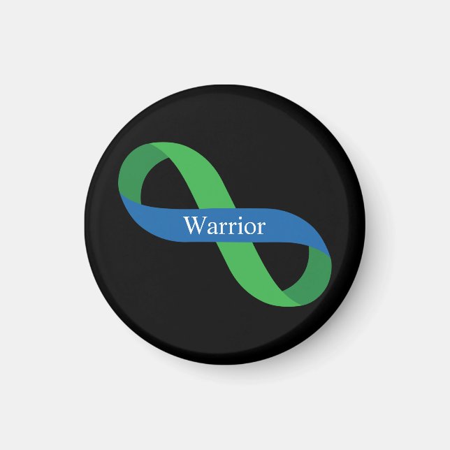 Íman IIH Warrior | Fita Verde e Azul Infinidade (Frente)