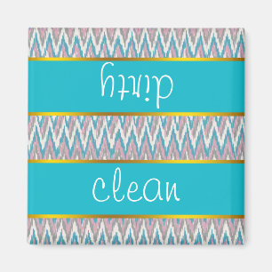 Íman iKat cor-de-rosa e azul empoeirado