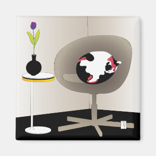 Íman Ikea Interiors Cat Magnet