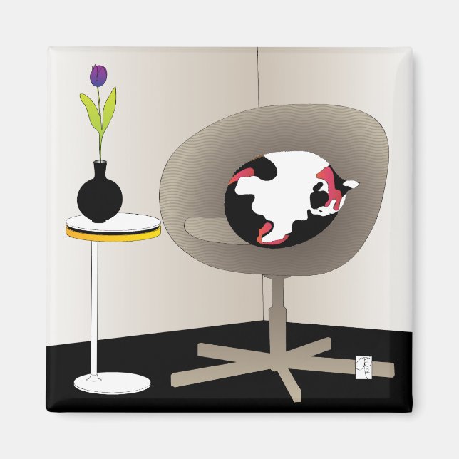 Íman Ikea Interiors Cat Magnet (Frente)