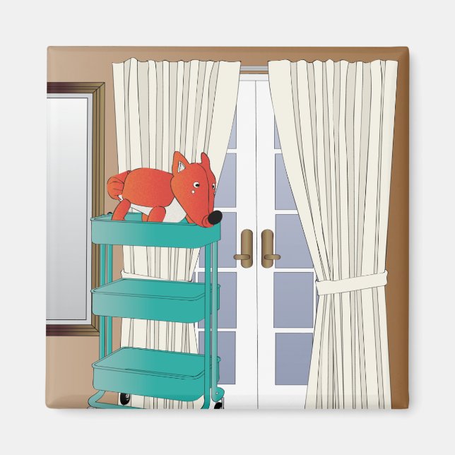 Íman Ikea Interiors Fox Magnet (Frente)