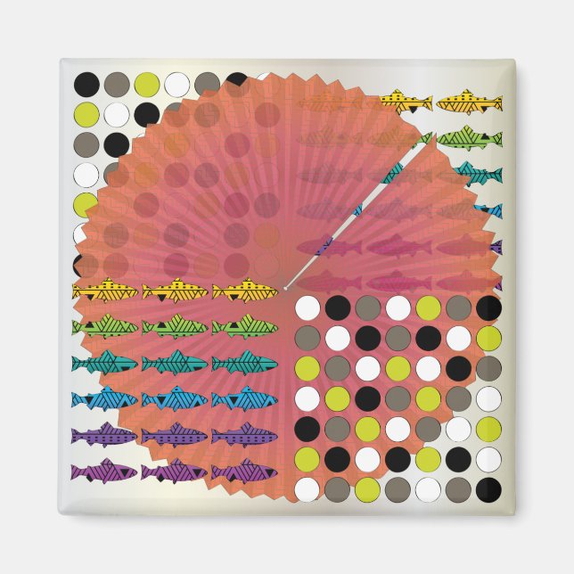 Íman Ikea Kitchen Salmon Magnet (Frente)