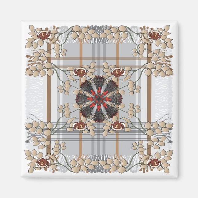 Íman Ikea lança Xadrez marrom (Frente)