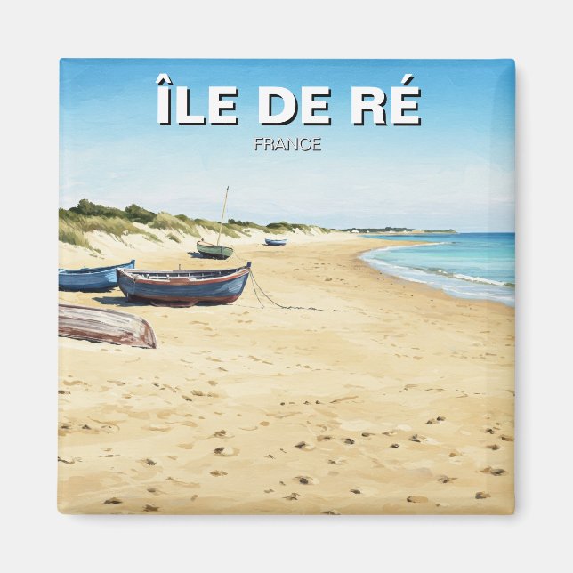 Íman Île de Ré France Viagem (Frente)