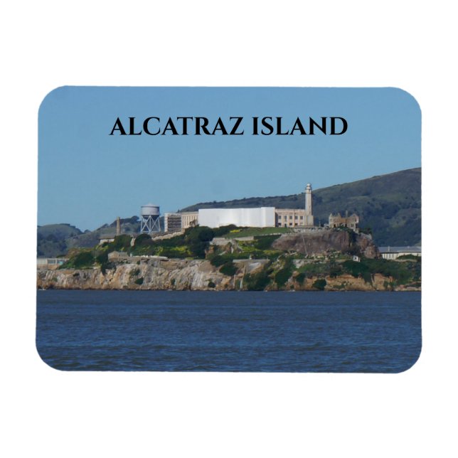 Íman Ilha Alcatraz - Magnet Fotográfico de São Francisc (Horizontal)
