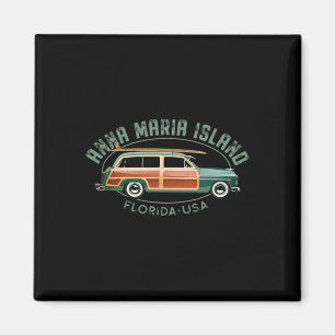 Íman Ilha Anna Maria Flórida Surf Vintage