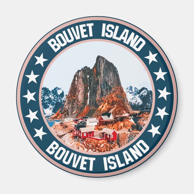 Íman Ilha Bouvet                                      (Frente)