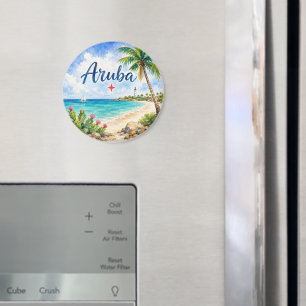 Íman Ilha caribenha holandesa de Aruba lembrança de via