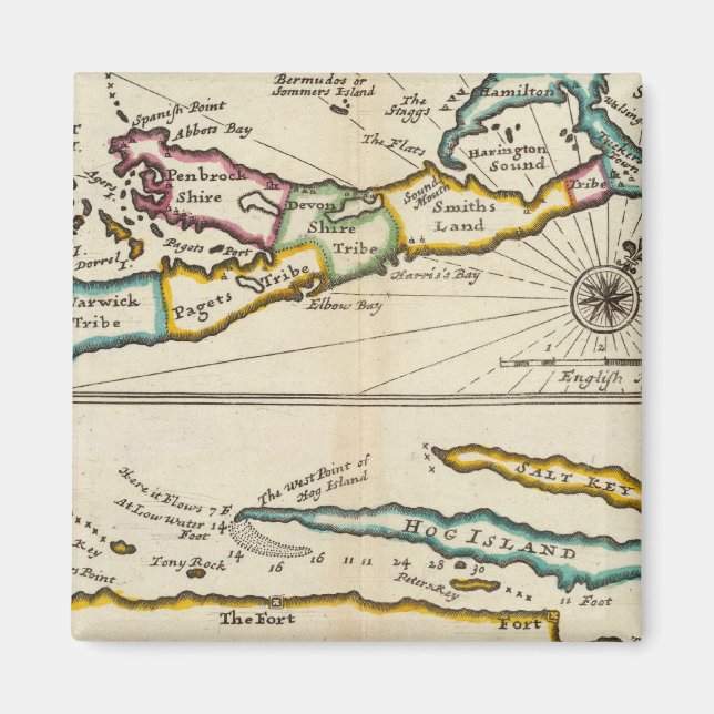 Íman Ilha das Bermudas, Parte de Providence Island (Frente)
