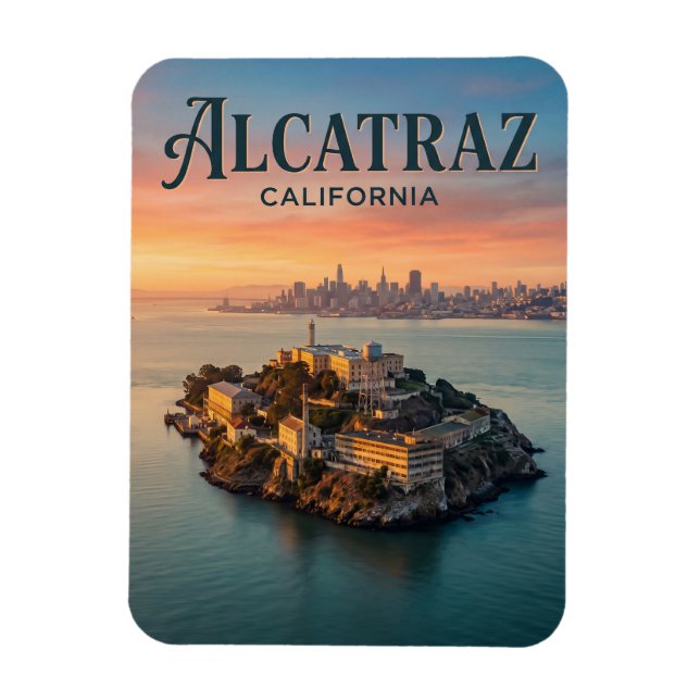 Íman Ilha de Alcatraz Califórnia (Vertical)