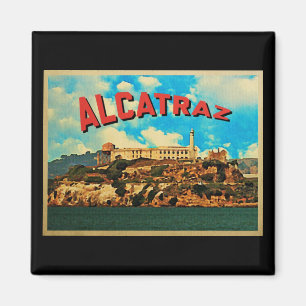 Íman Ilha de Alcatraz do vintage