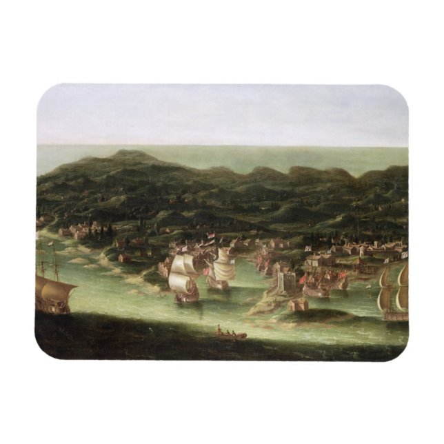 Íman Ilha de Barbados, c.1694 (óleo na canvas) (Horizontal)