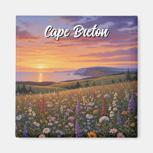 Íman Ilha de Cape Breton Canada Willows Sunset