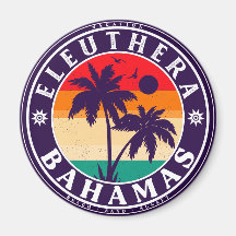 Ilha de Eleuthera Bahamas Vintage Souvenirs 60s