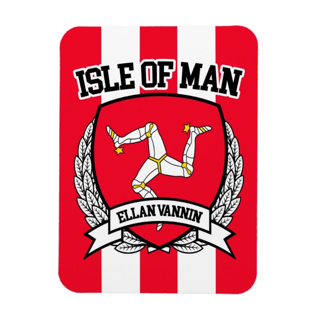 Íman Ilha de Man (Vertical)