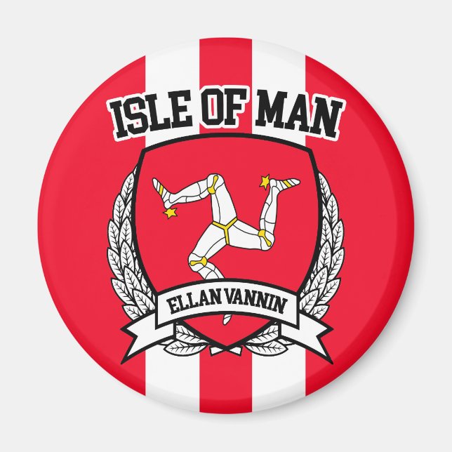 Íman Ilha de Man (Frente)