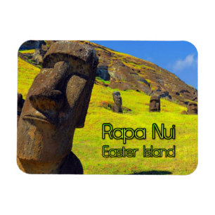 Íman Ilha de Páscoas Rapa Nui estilizada