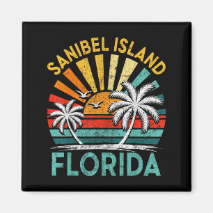 Íman Ilha de Sanibel Flórida Férias em Família Vintage