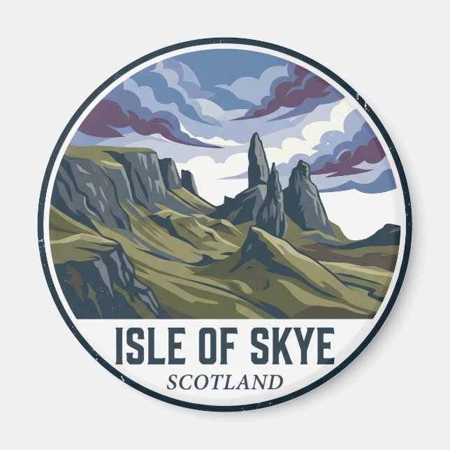 Íman Ilha de Skye Escócia (Frente)