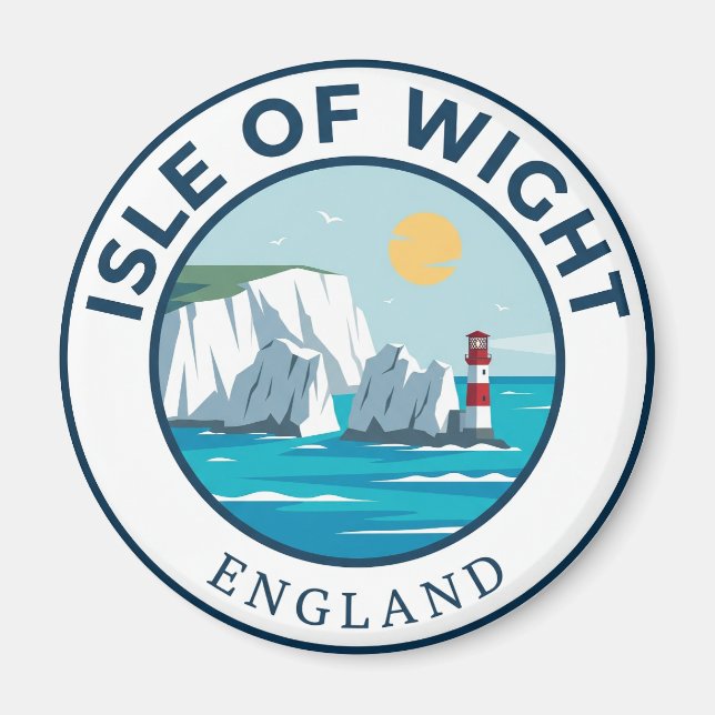 Íman Ilha de Wight Inglaterra (Frente)