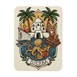 Íman Ilha Djerba Cartão Postal de Viagem Tunísia
